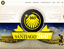 Tablet Screenshot of caminosantiago360.com